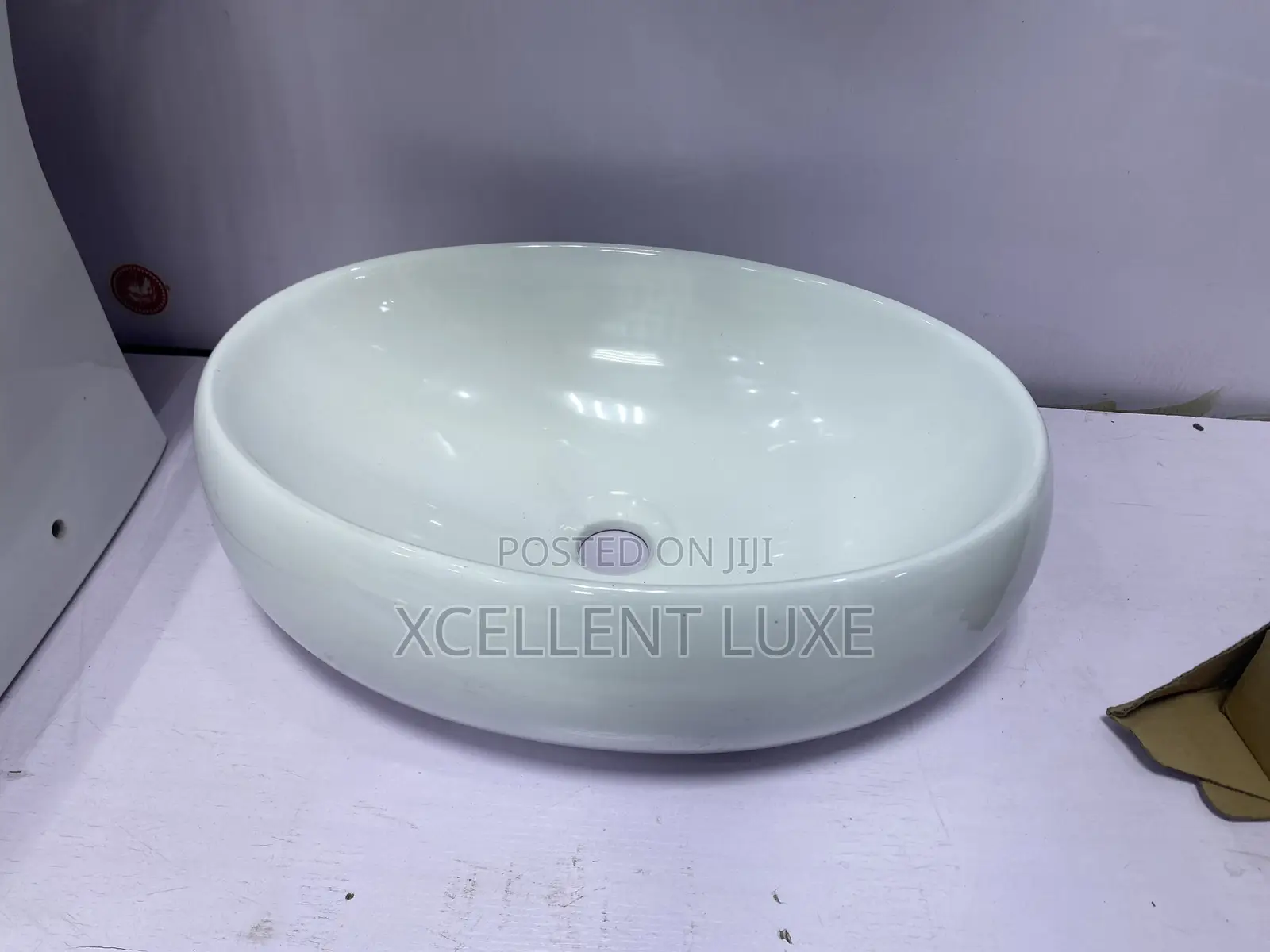 Counter Top Wash Hand Basin Oval Shape