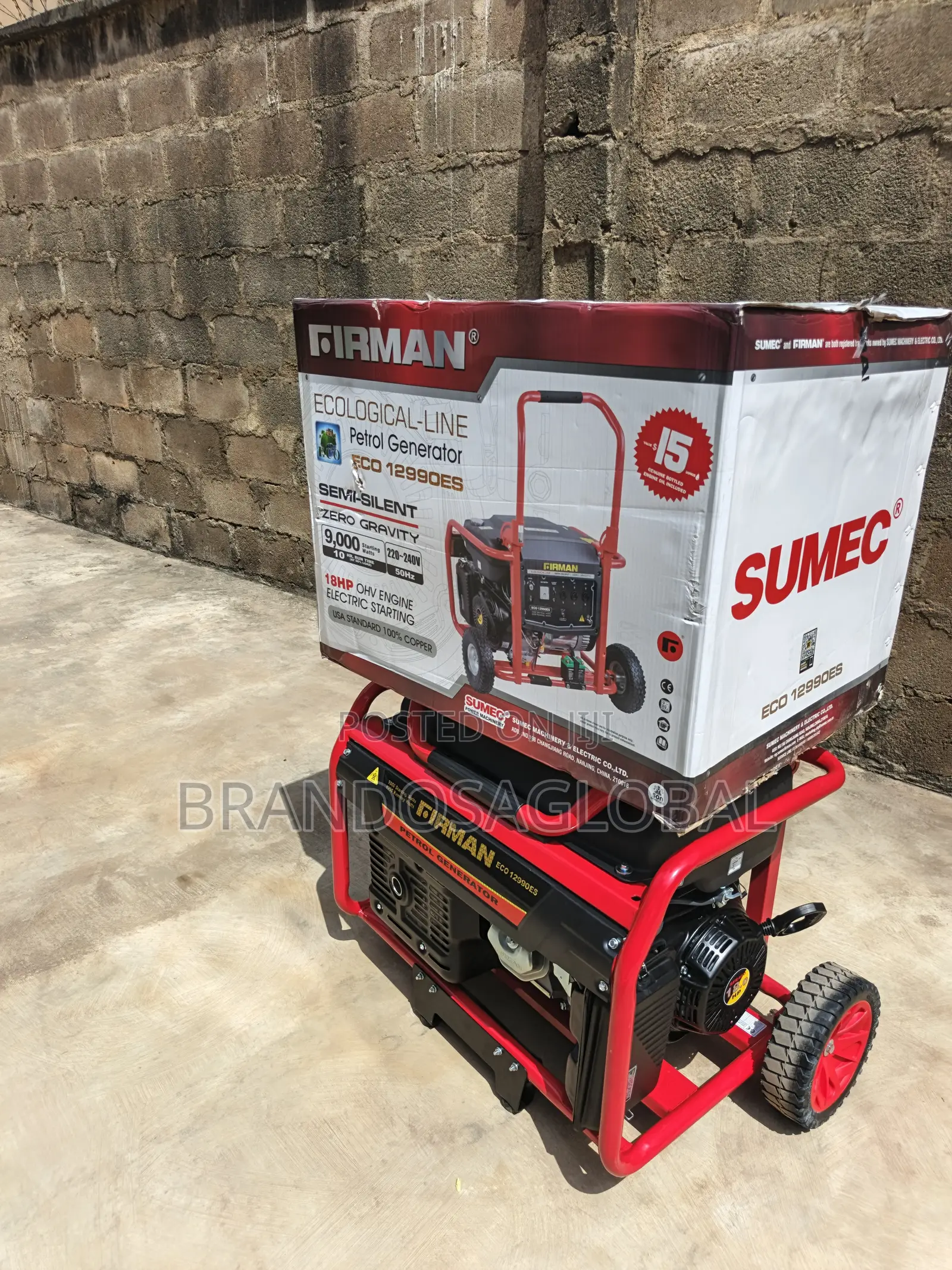 Firman Eco12990es 9kva Power Equipment