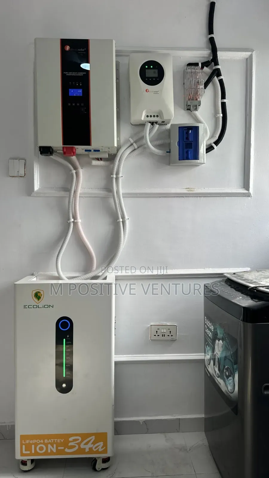 17.5kwh Lithium Battery Full Solar Setup