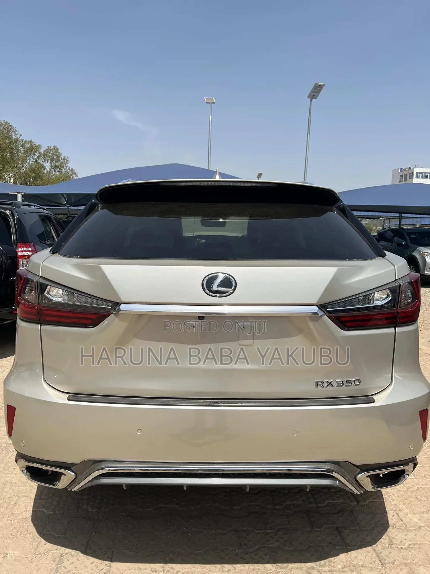 Lexus RX 350 FWD 2017 Gold