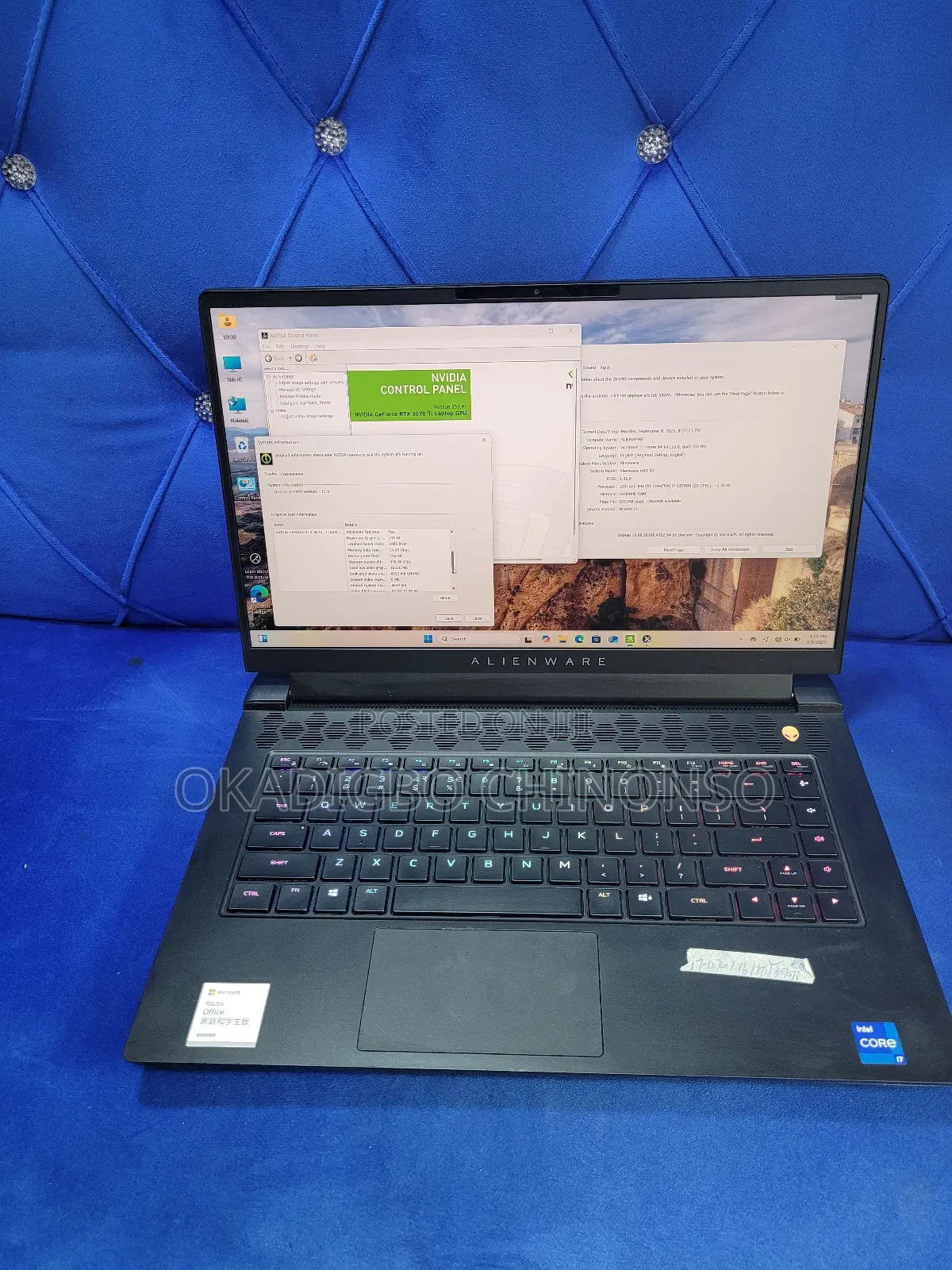 Laptop Dell Alienware M15 R7 16GB Intel Core I7 SSD 1T