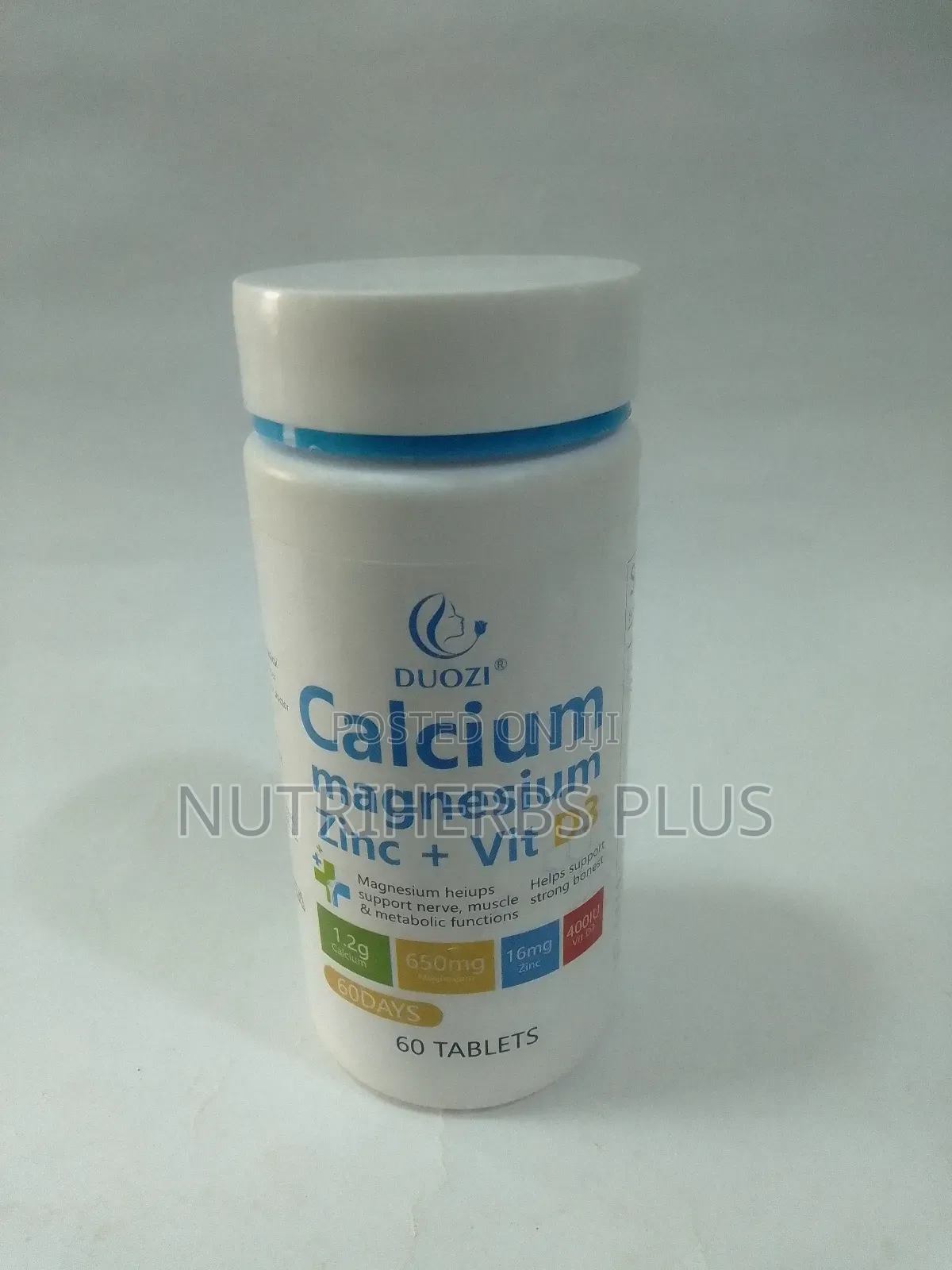 Duozi Calcium Magnesium Zinc+Vitamin D: For Joint,Bone Muscle
