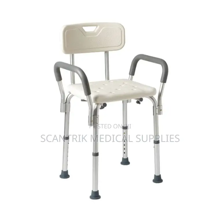 Lightweight Yet Sturdy Shower Chair With Cross Frame Design