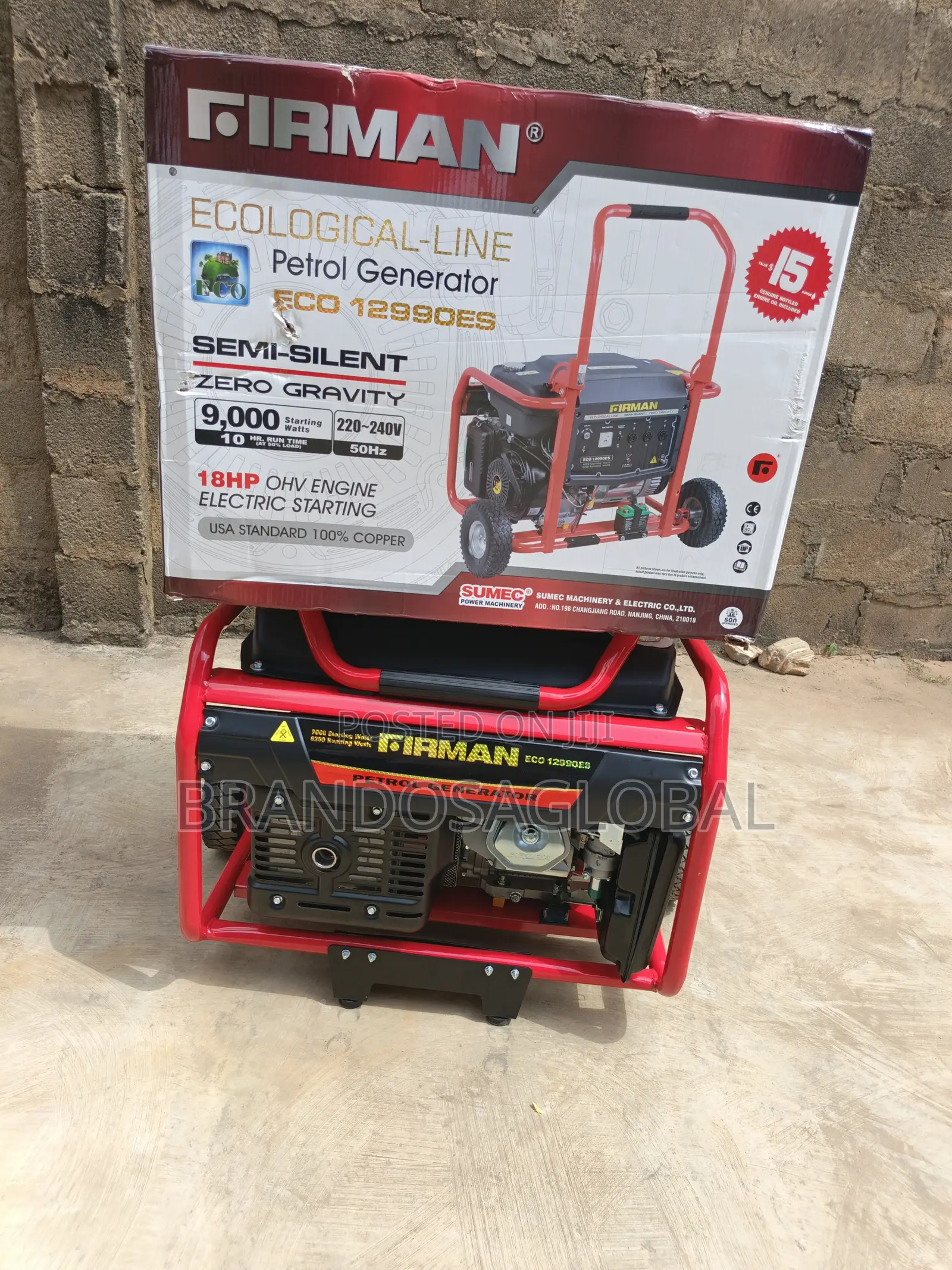 Firman 9kva Eco 12990es Heavy Appliance Generator