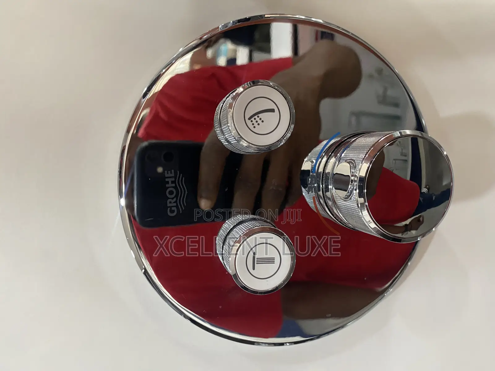 Grohe Conduit Shower Mixer Set on Chrome 4ways