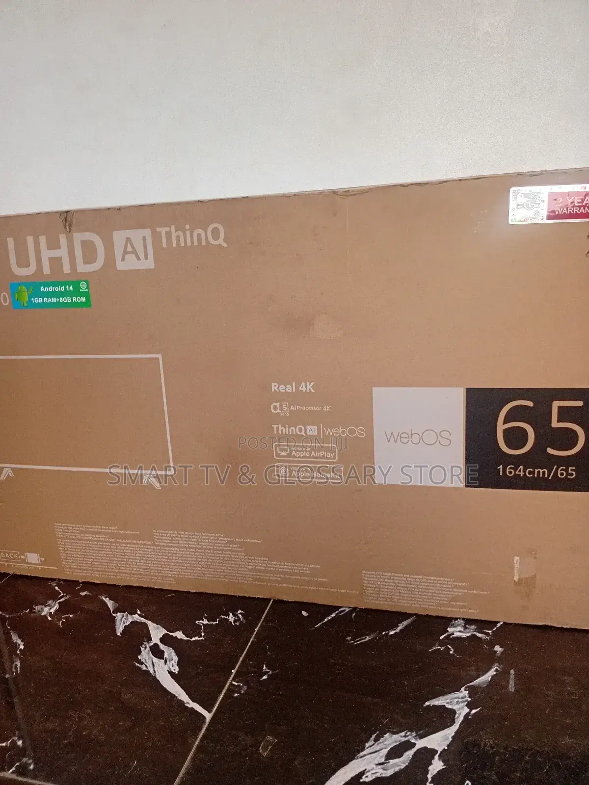Lg 65 Inches  With  Building  Streaming  Tv
