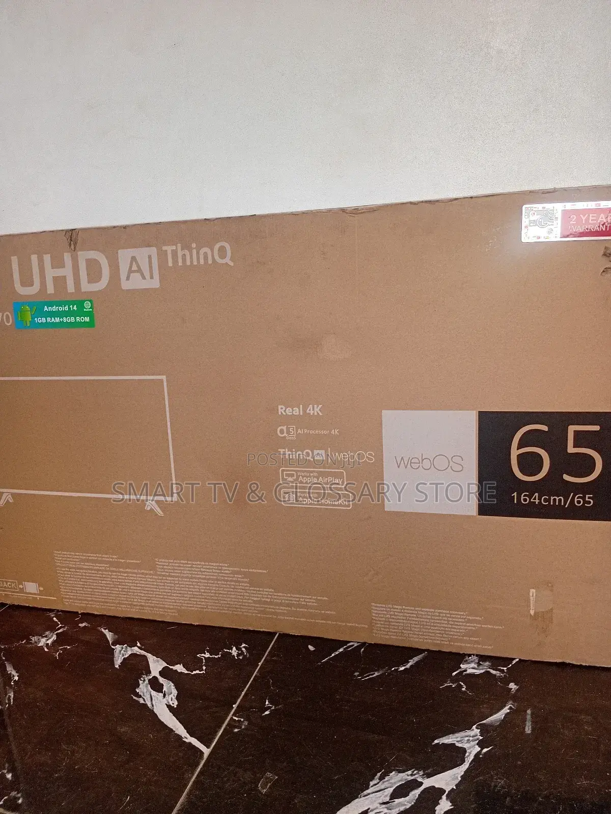 Lg 65 Inches  With  Building  Streaming  Tv