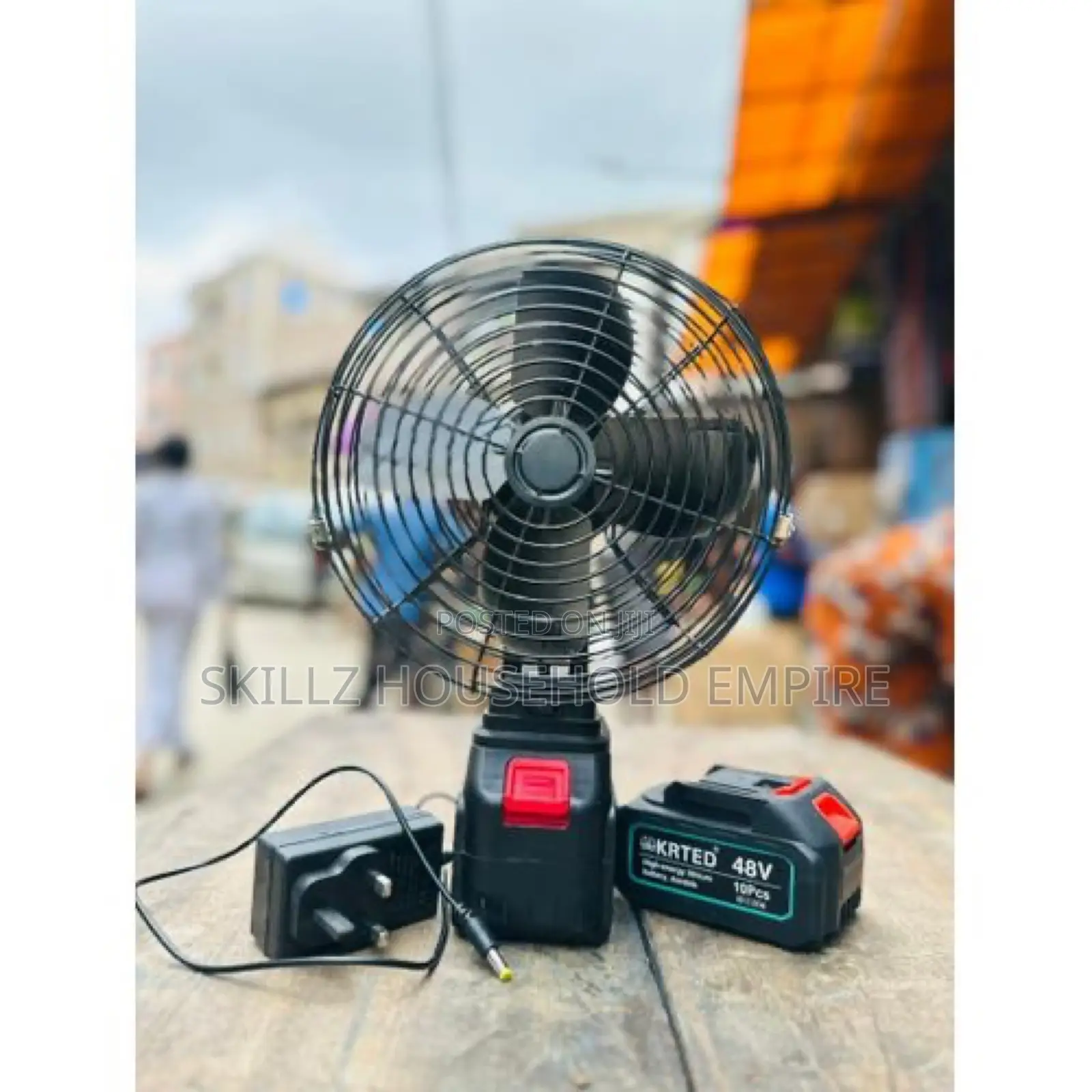 48v Rechargeable Lithium Fan