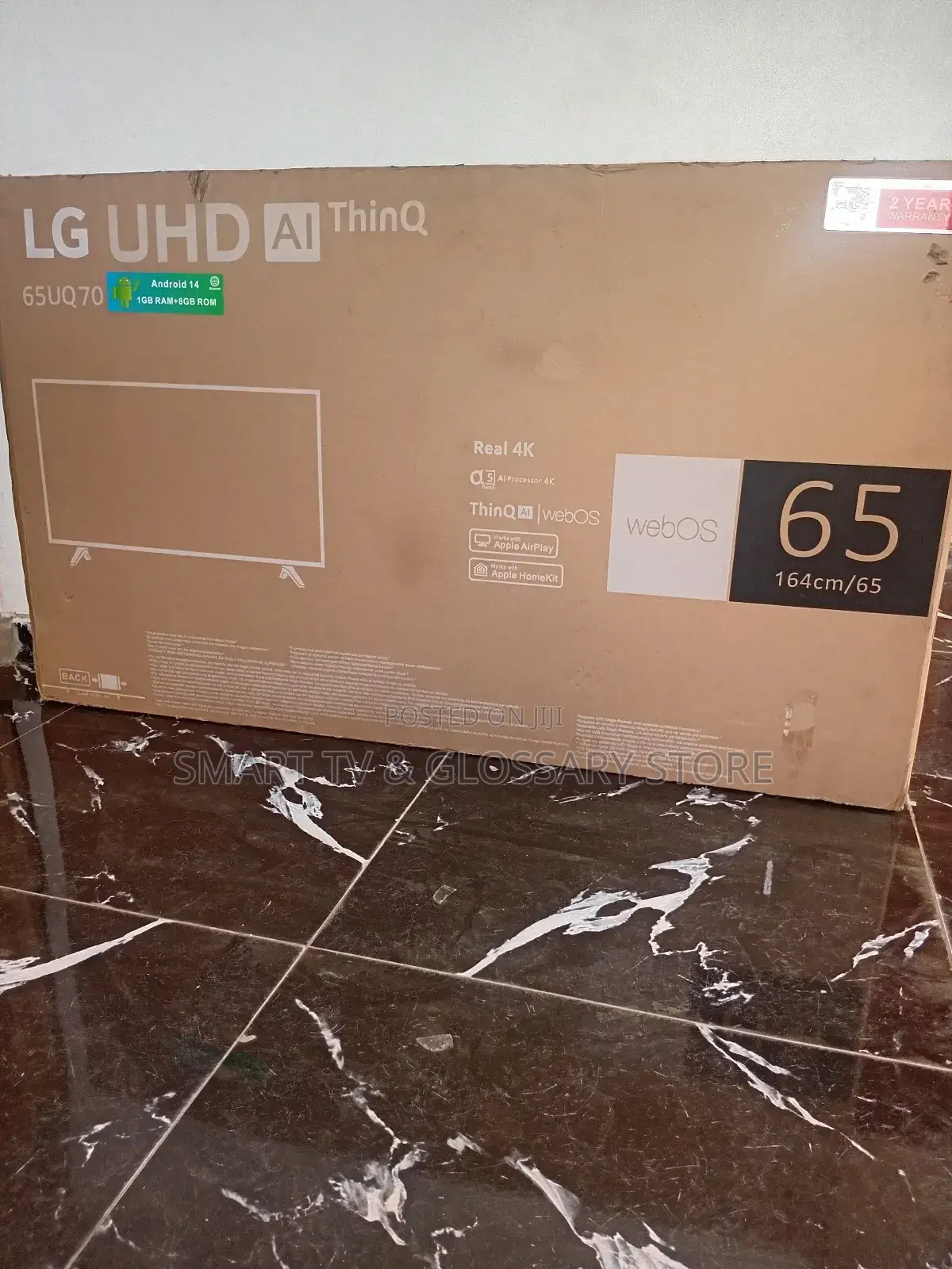 65 Inches  Smart  Sleek  Android  Tv