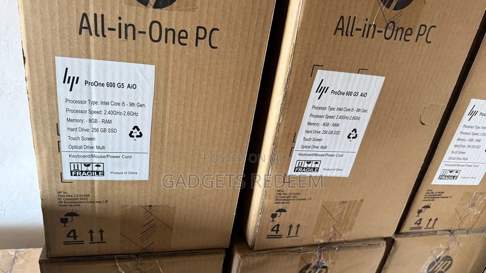 New Desktop Computer HP ProOne 600 8GB Intel Core I5 SSD 512GB