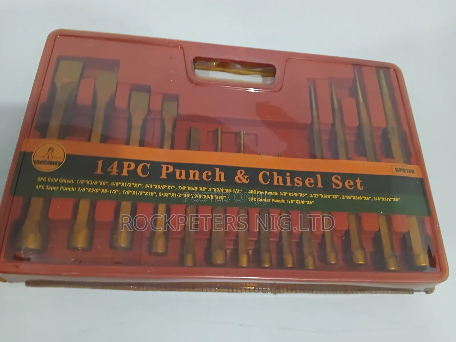 Starlite Gp014d 14pc Chisel & Punch Set
