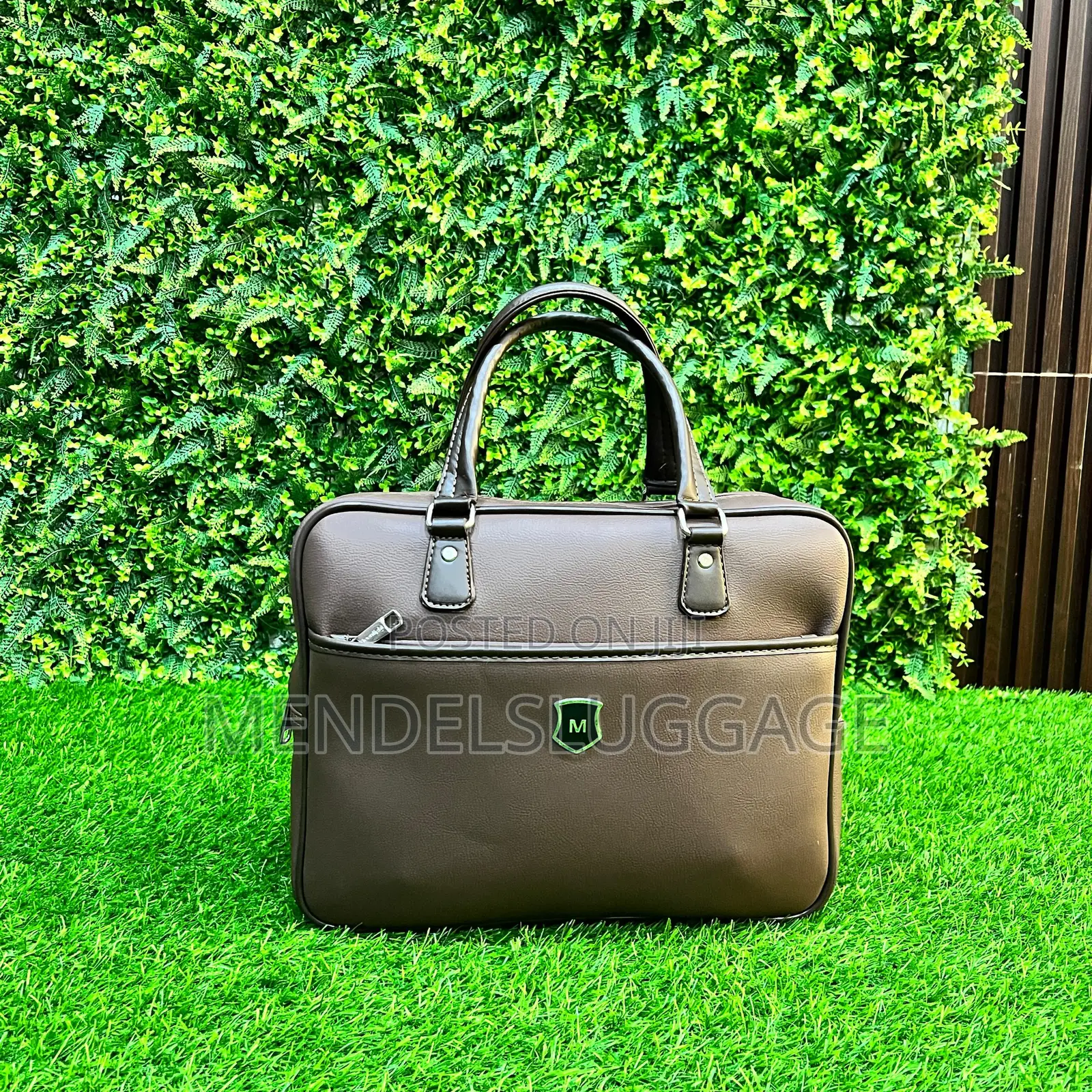 6-Piece Brown Travel Bag Set With Spinner Wheels