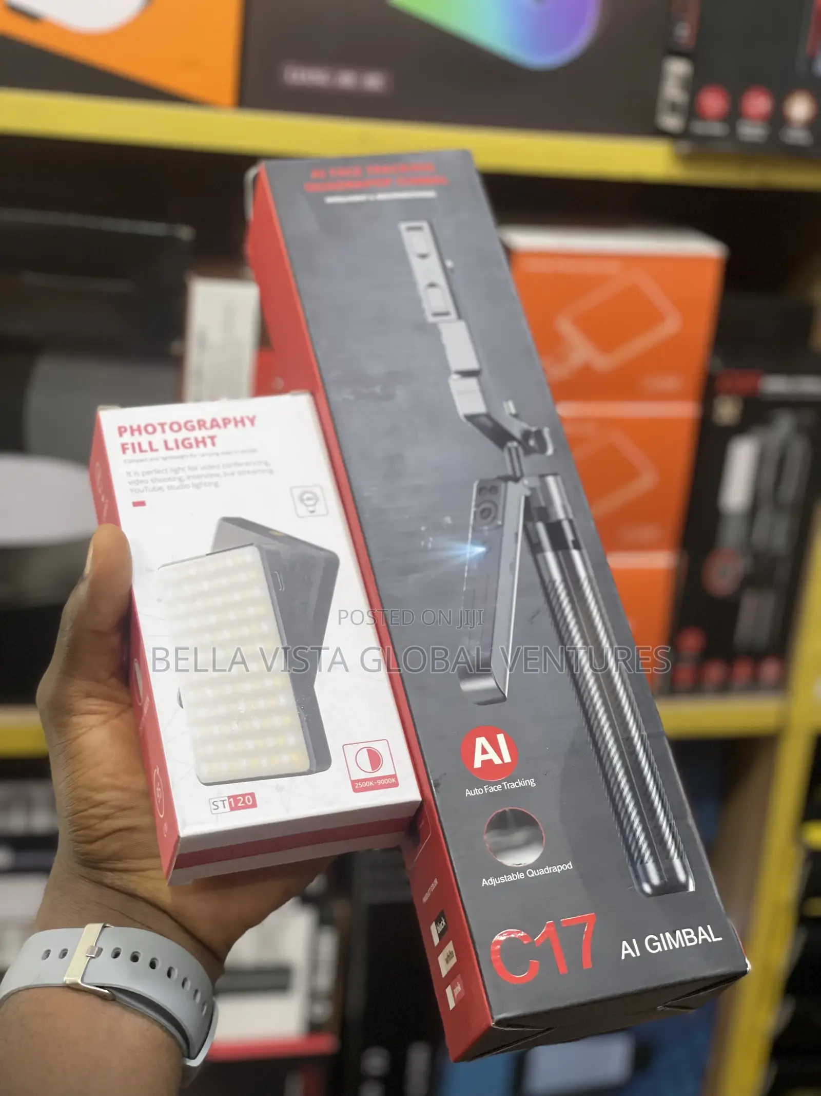 Content Creation Combo (Ai Face Tracking Tripod Selfie Fill Light)