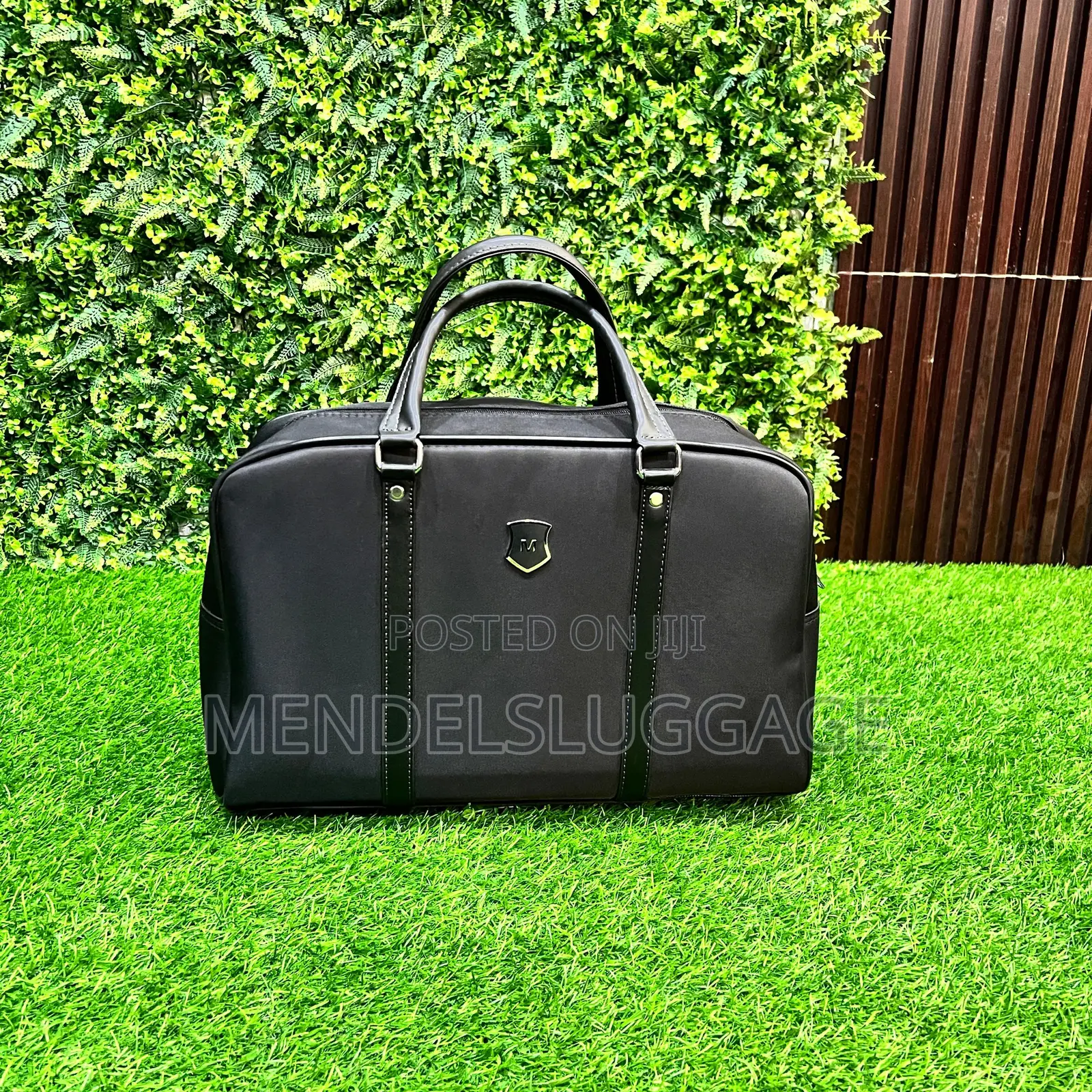 6-Piece Black Travel Bag Set With Spinner Wheels