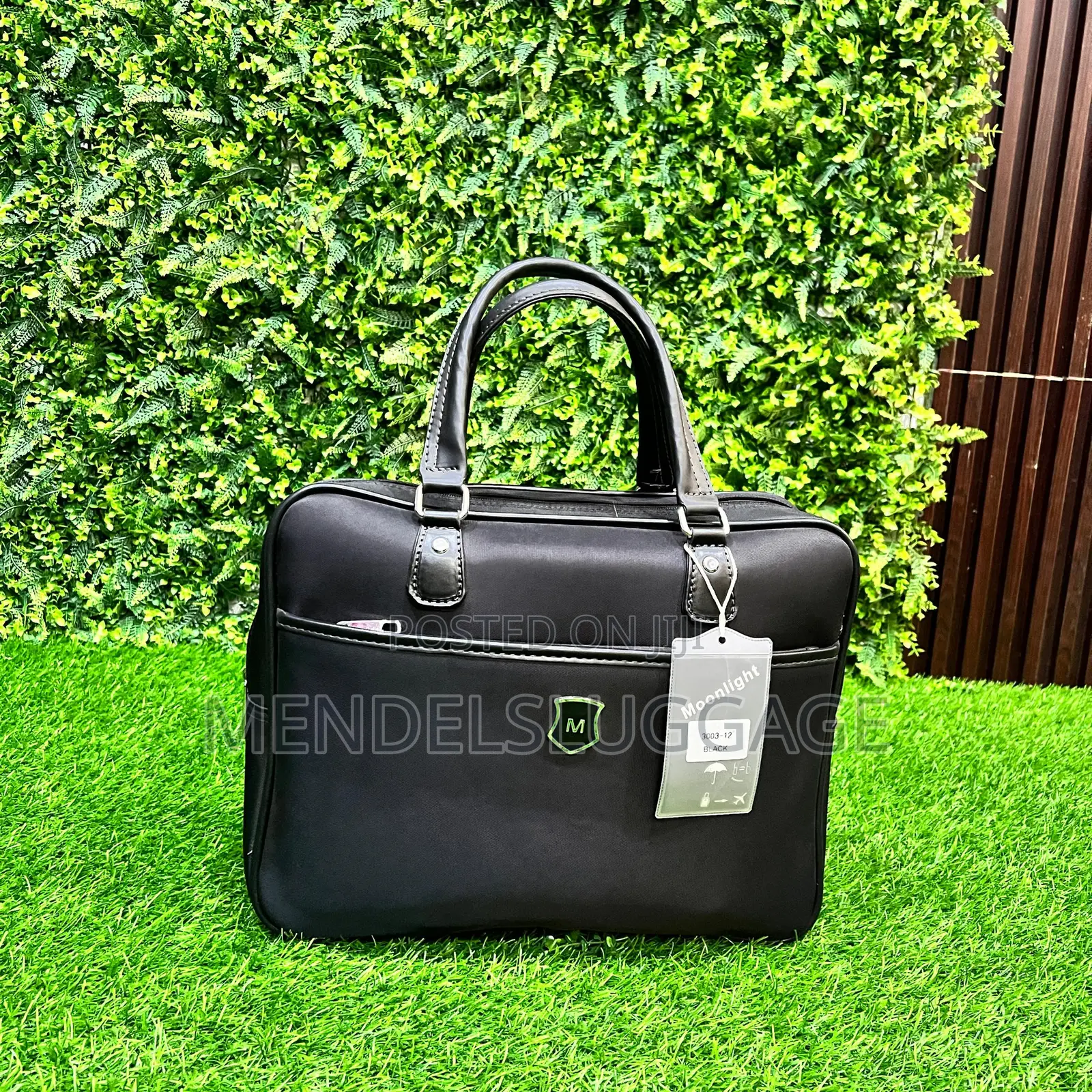 Black 6-Piece Coordinated Luggage Set With Hand-Carry Bags