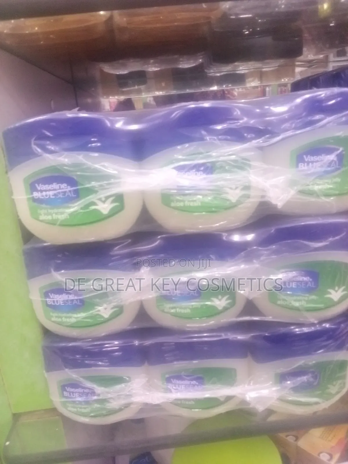 12 Pieces Vaseline Blue Seal Aloe Fresh