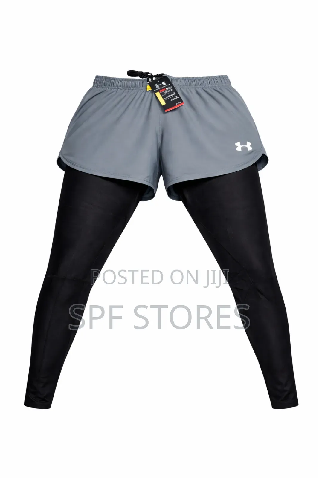 Black Colour Short With Long Tight
