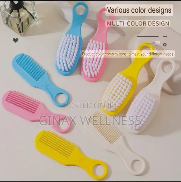 Newborn Baby Hair Comb and Brush Set | Premium Baby Hair Care Kit