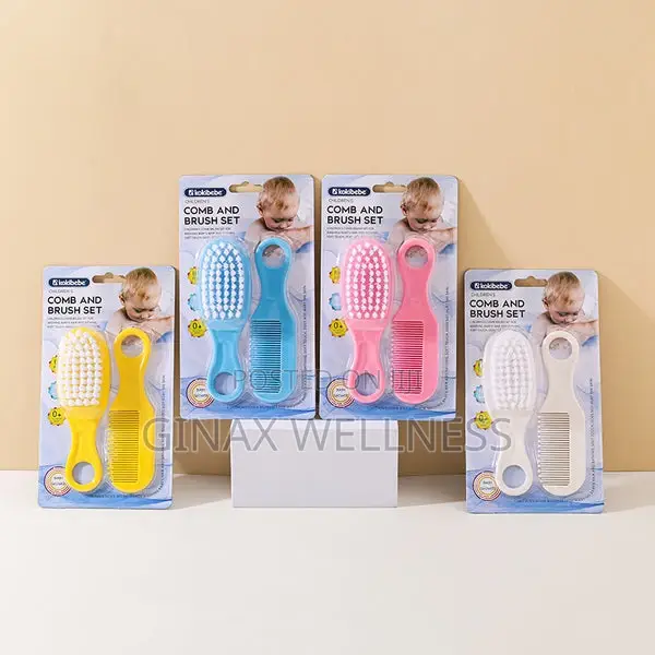 Newborn Baby Hair Comb and Brush Set | Premium Baby Hair Care Kit