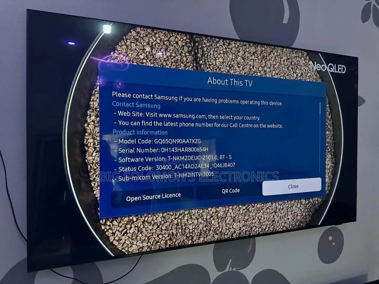 65" Samsung Neoqled Smart Tv (Qn90a)