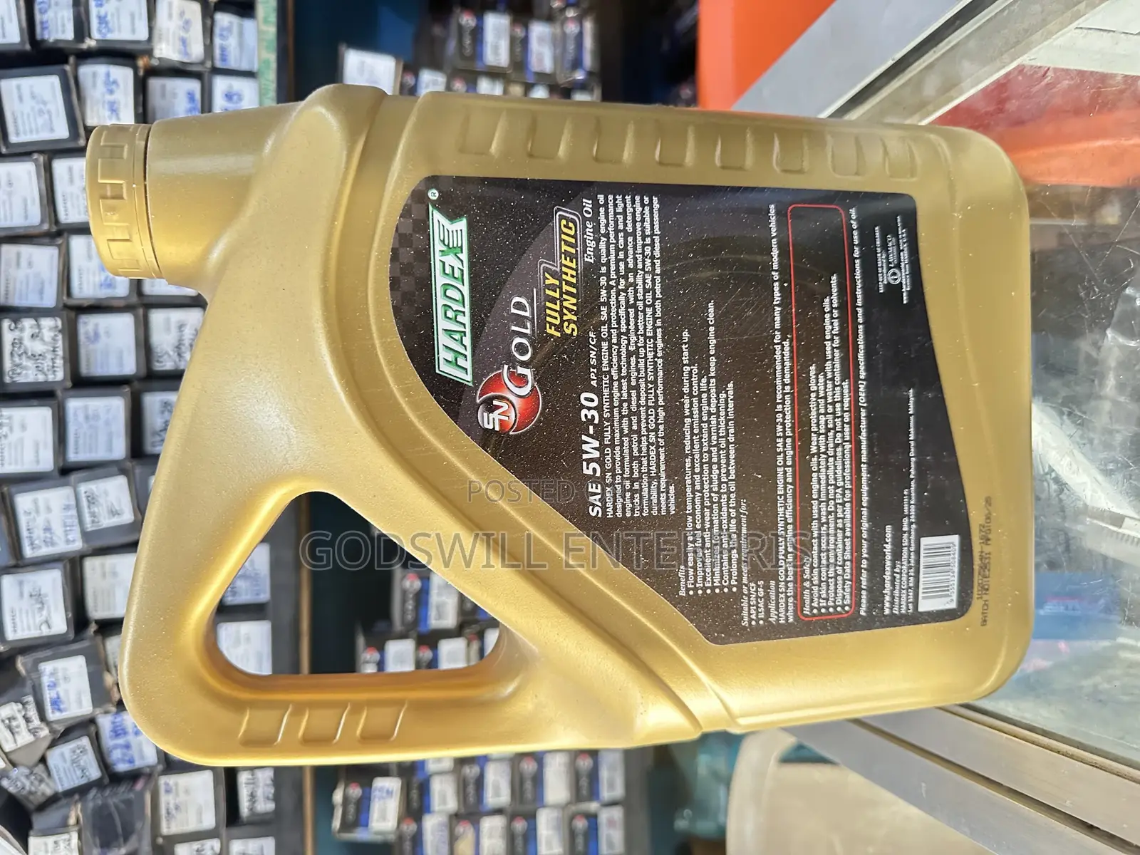 Hardex Sn Gold Sae 5w-30 – Fully Synthetic Engine Oil (7 Litres)