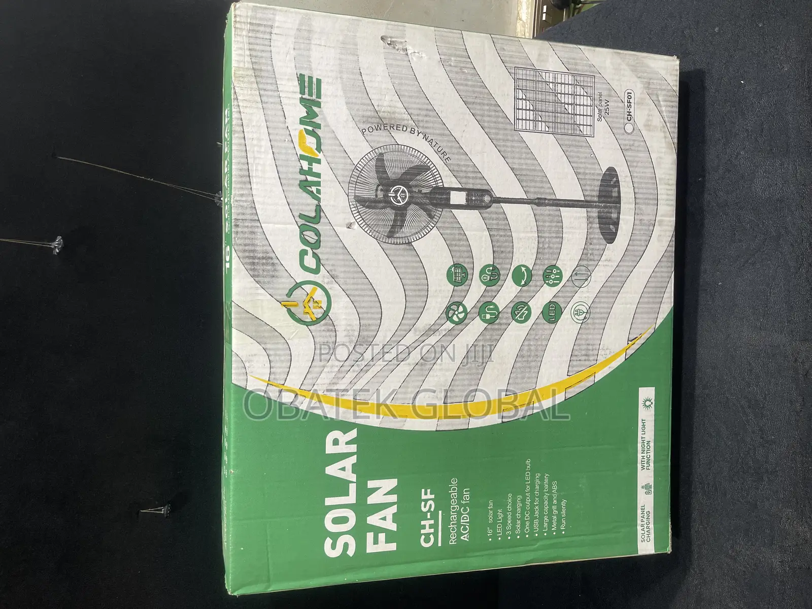 Solar Powerd Standing Fan
