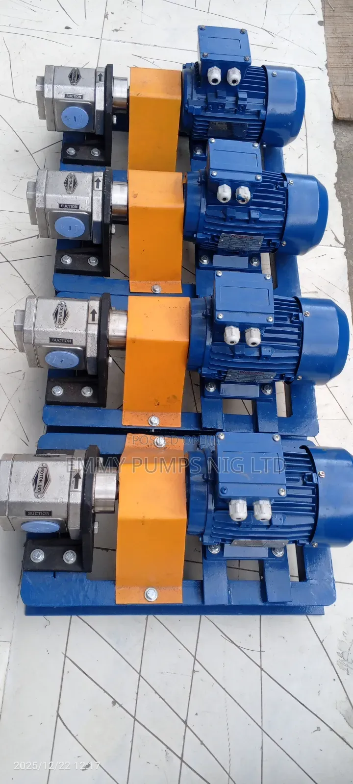 1inch Stainless Gear Pump With Electric Motor