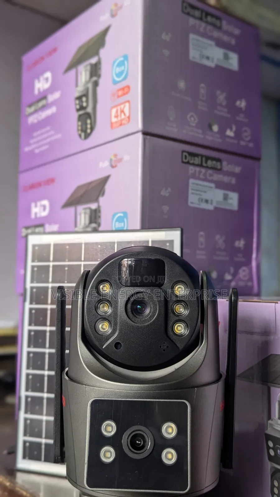 Ubox Dual Lens Solar PTZ Camera