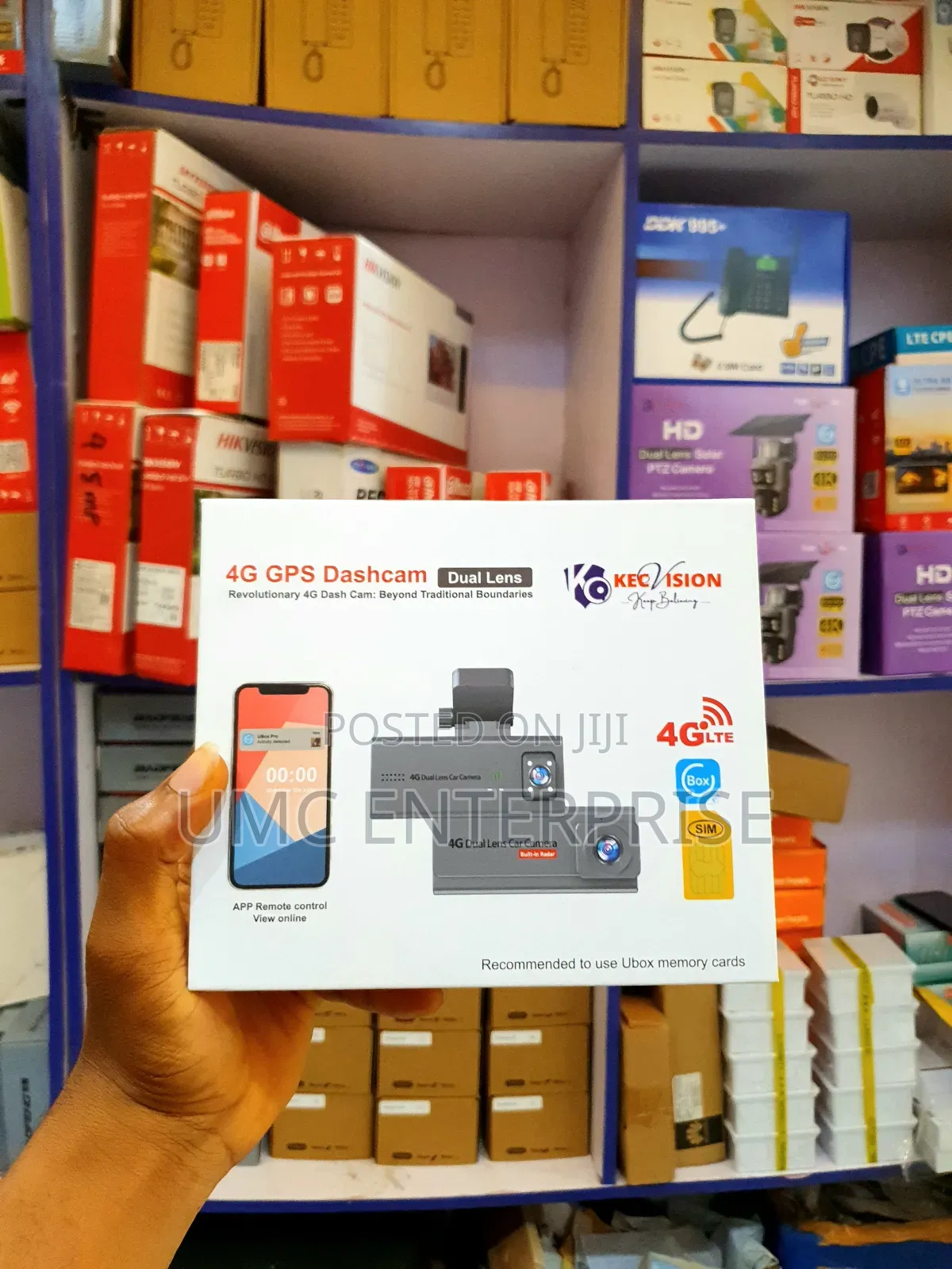 4g GPS Dashcam (Dual Lens)