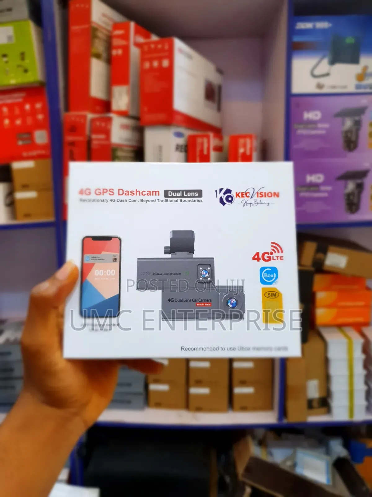 4g GPS Dashcam (Dual Lens)
