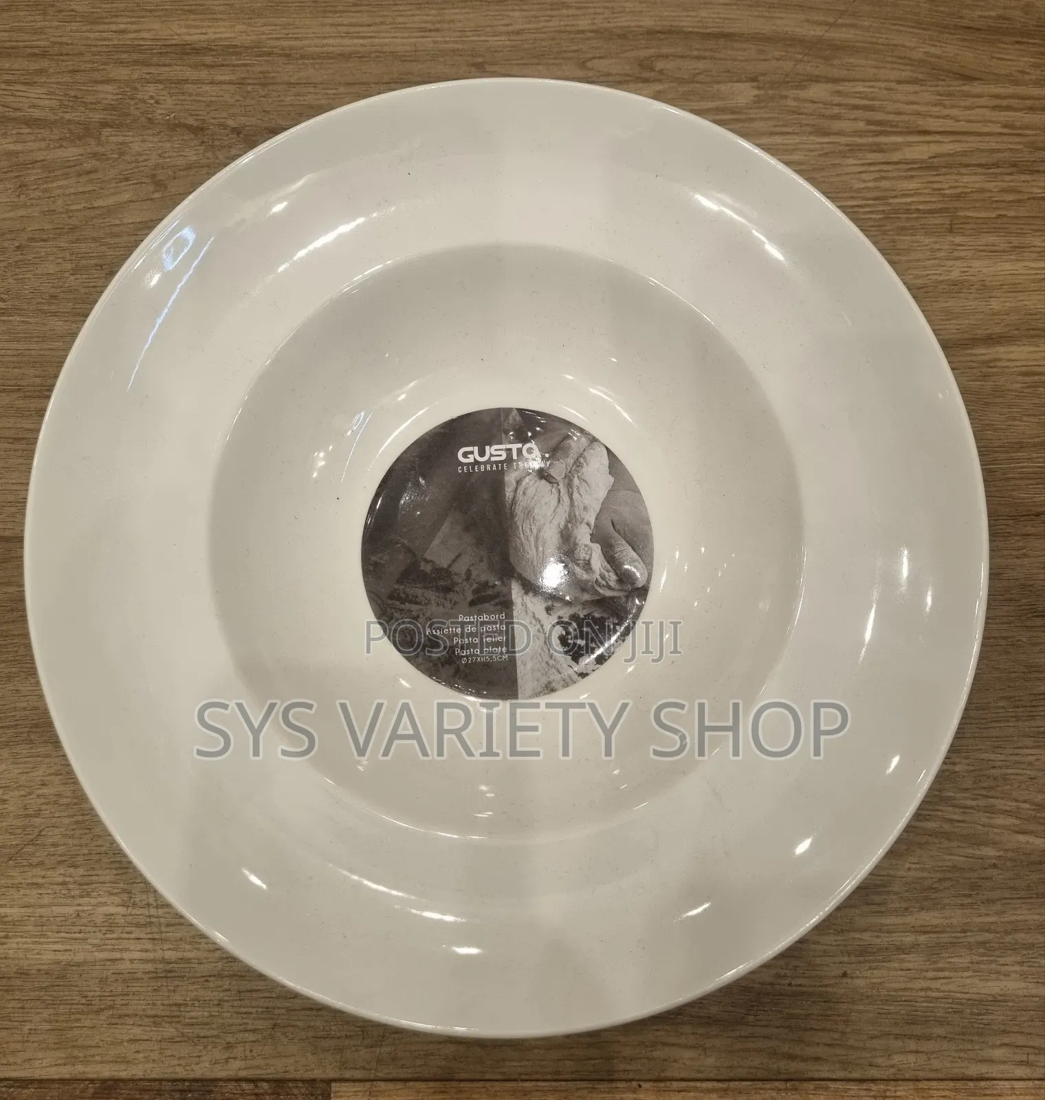 Set of 4 Porcelain Pasta Plate 27cm