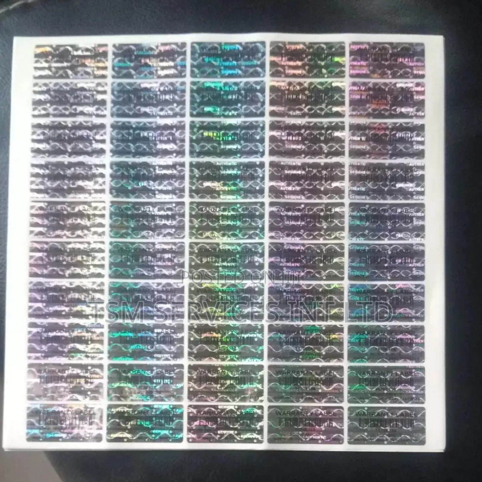 Hologram Void Labels and Tamper Proof Seals