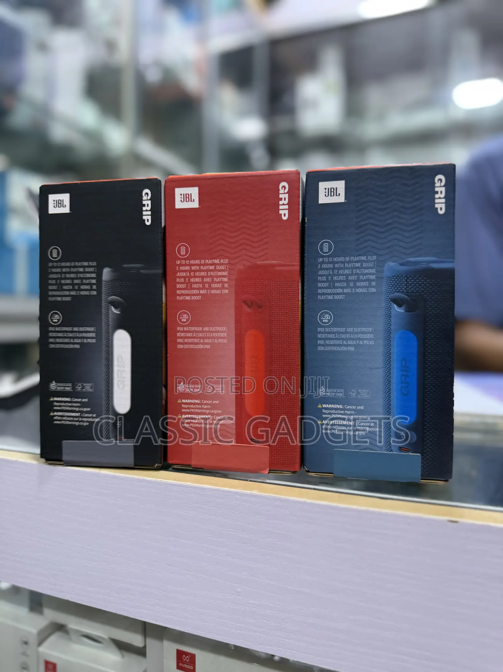 JBL Grip Bluetooth Waterproof Mini Speaker