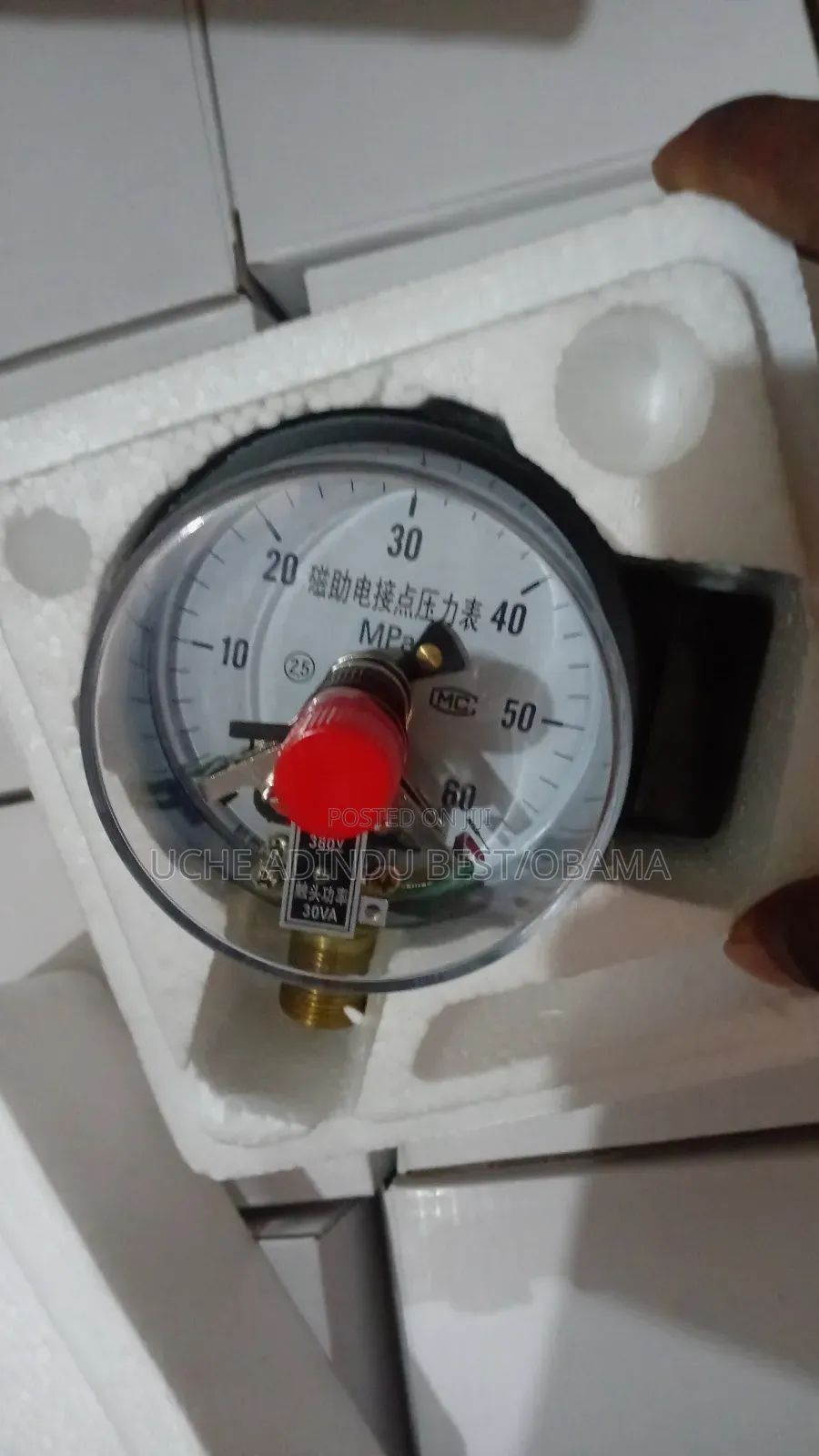 Electric Pressure Gauge 0-60mpa 4inches