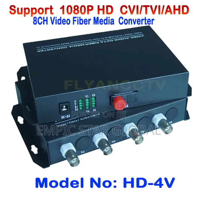 4 Channei 1080p HD CVI AHD Video Converter