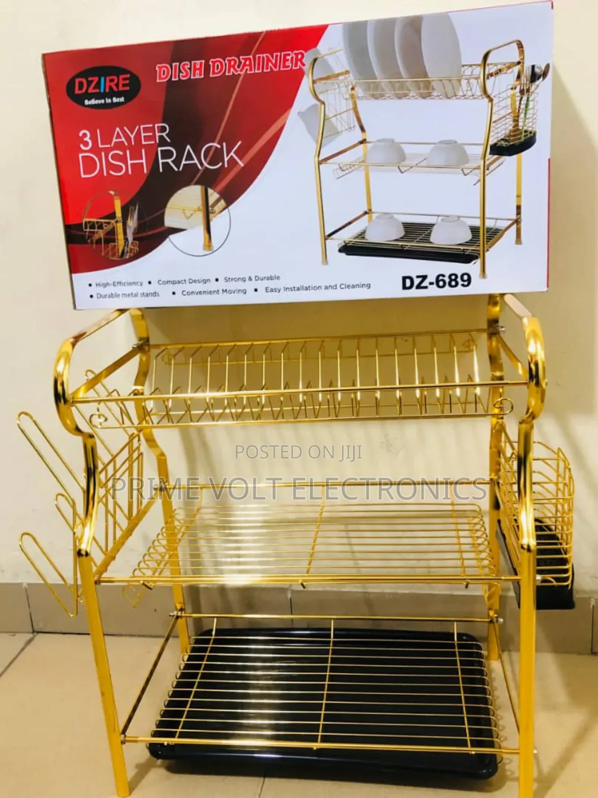 3 Layer Dish Drainer Rack