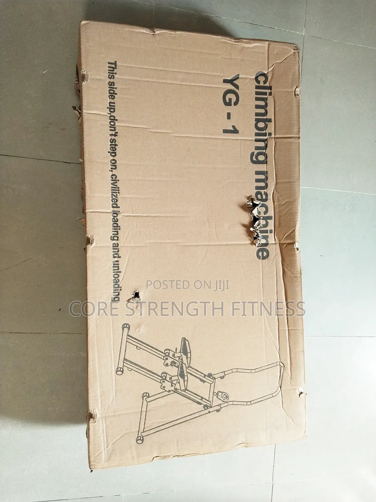 Stair Climber Machine With Phone Holder and Meter Display