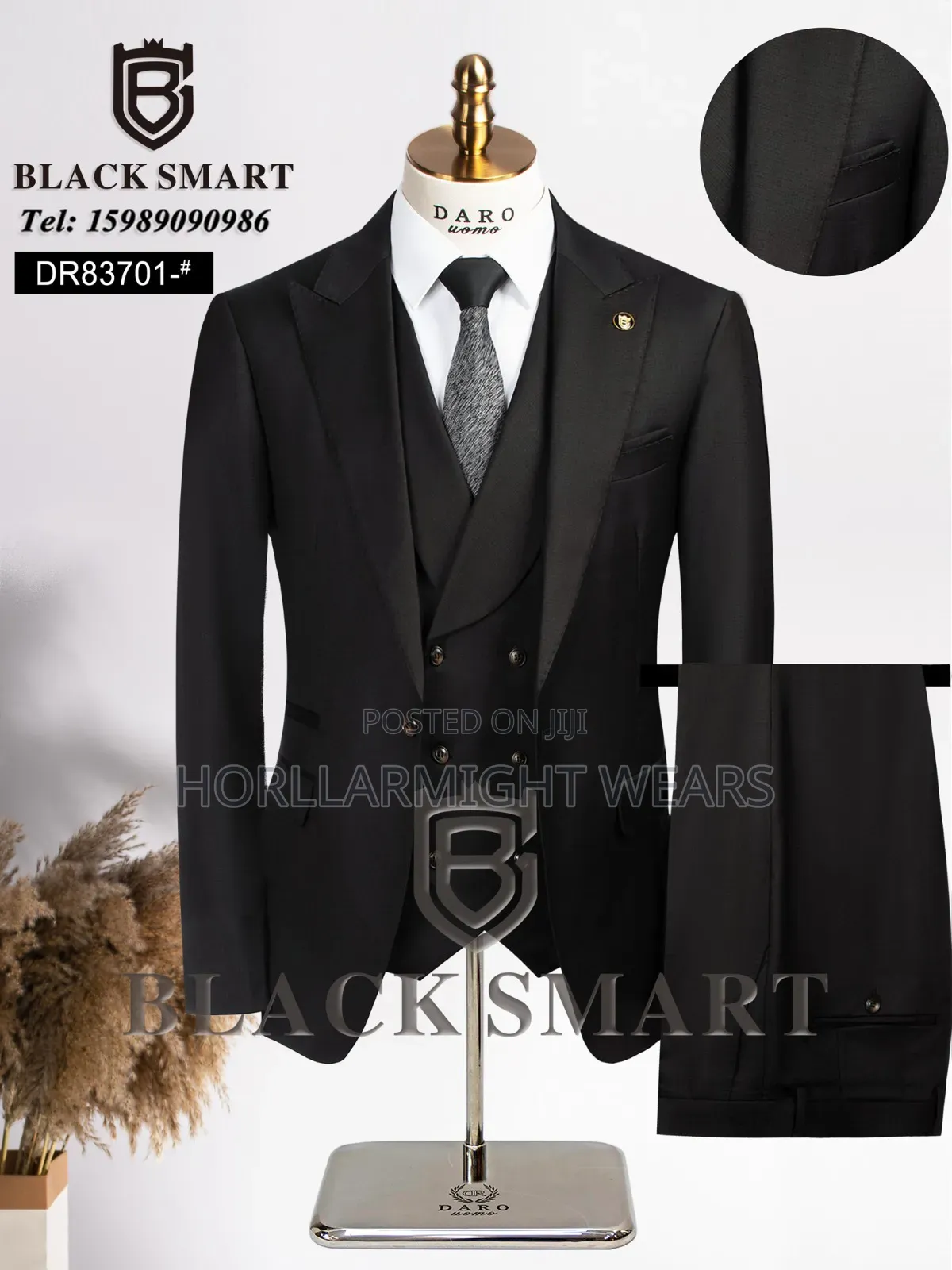 Black Smart 3in1 Turkey Suit