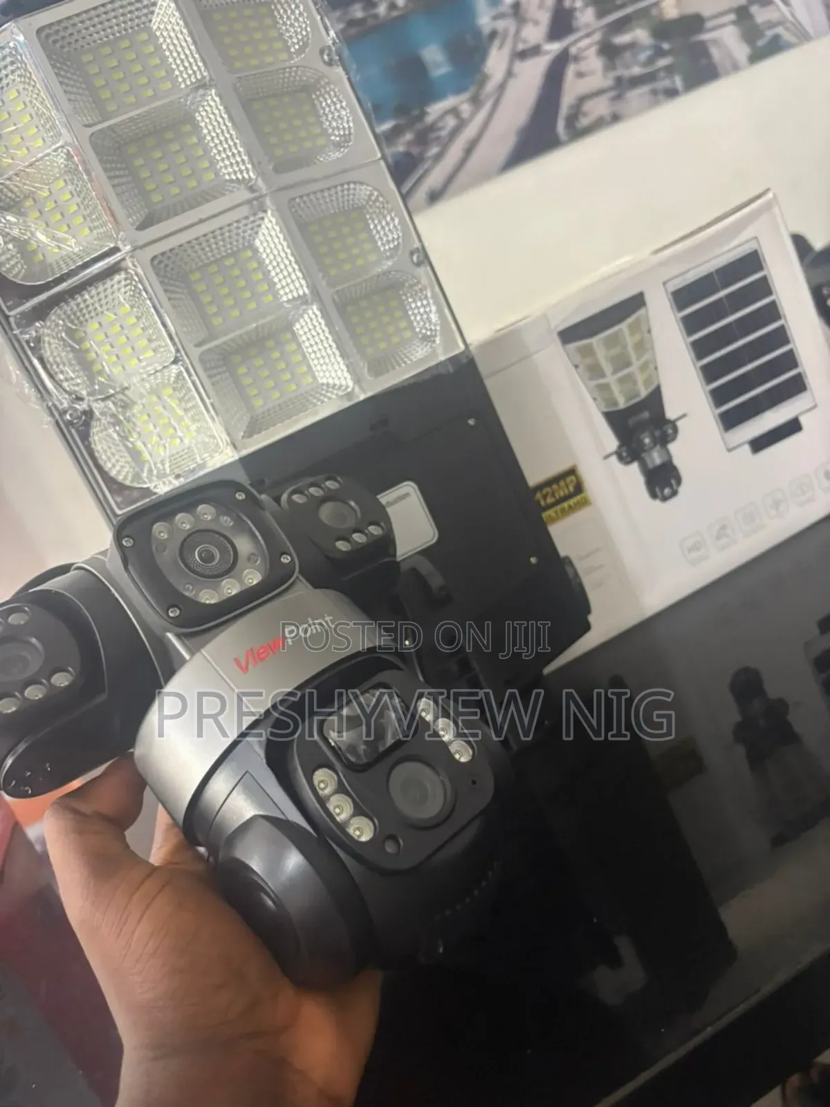 Wireless Streetlight Triple Lens