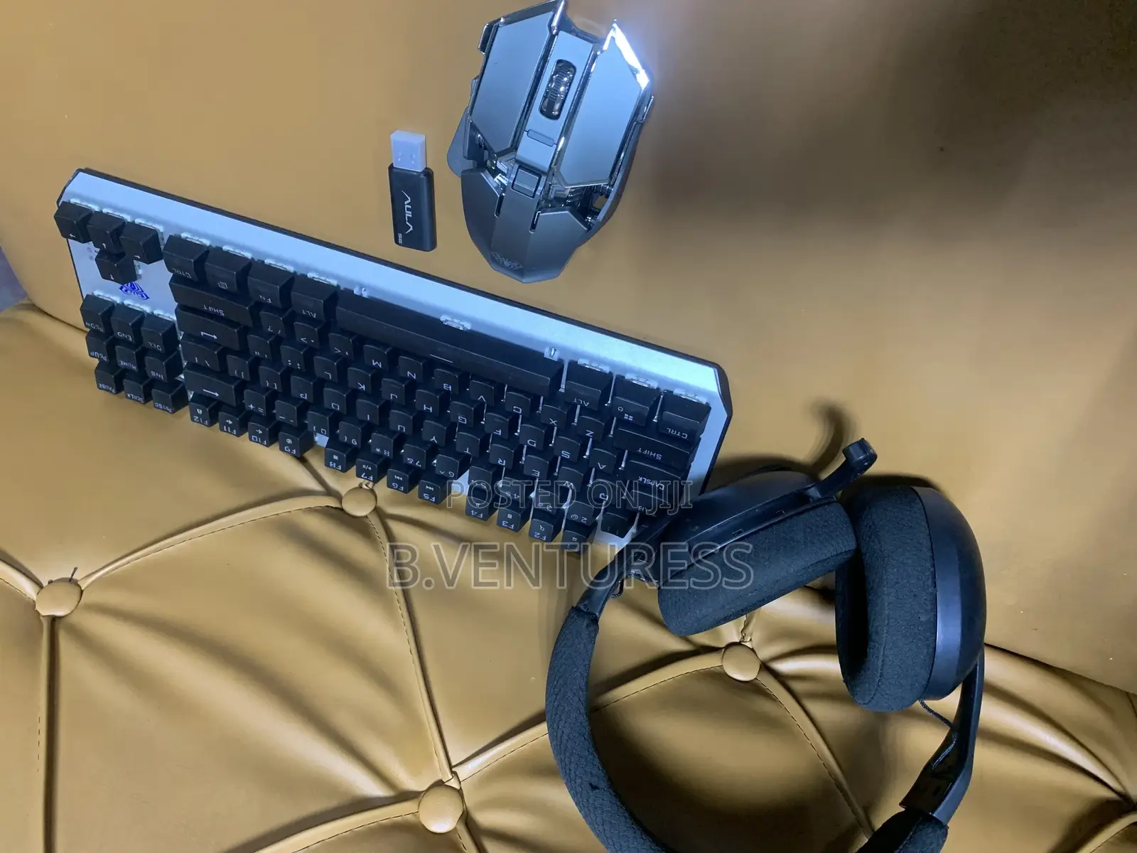 Gaming Keyboard, Mouse and Headphone
