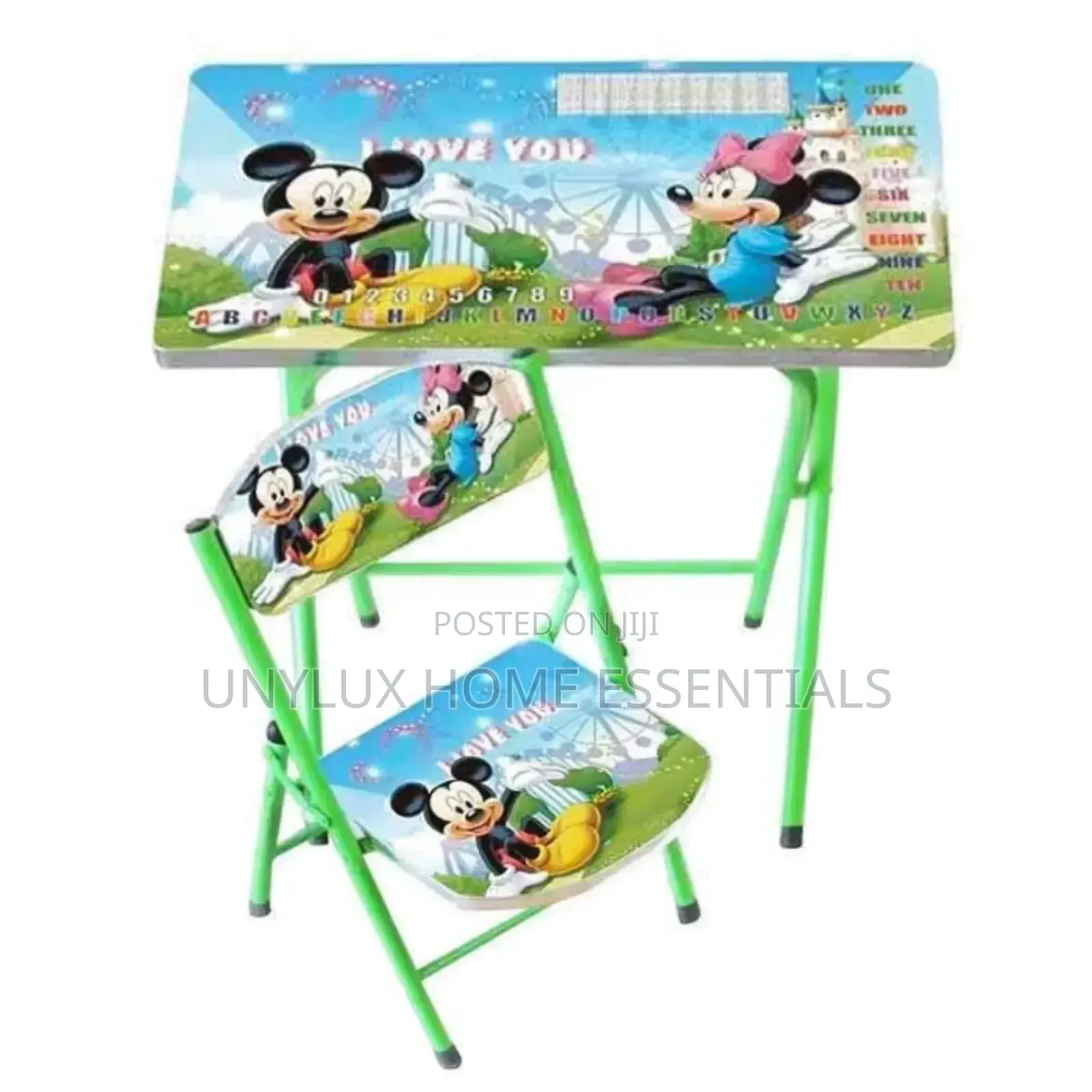 Folding Kid Table and Chair Set