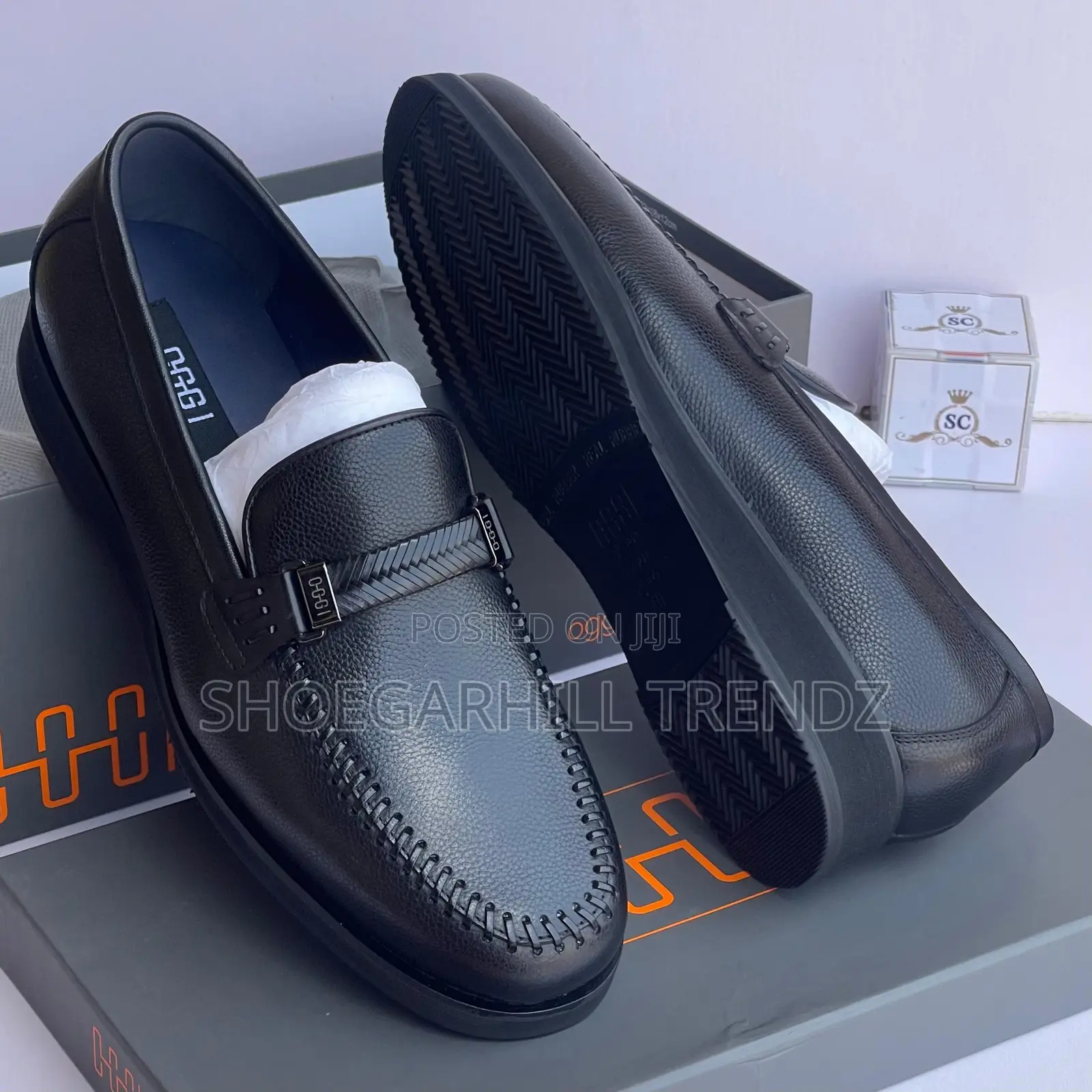 Men's Quality Loafers Available in Black and White