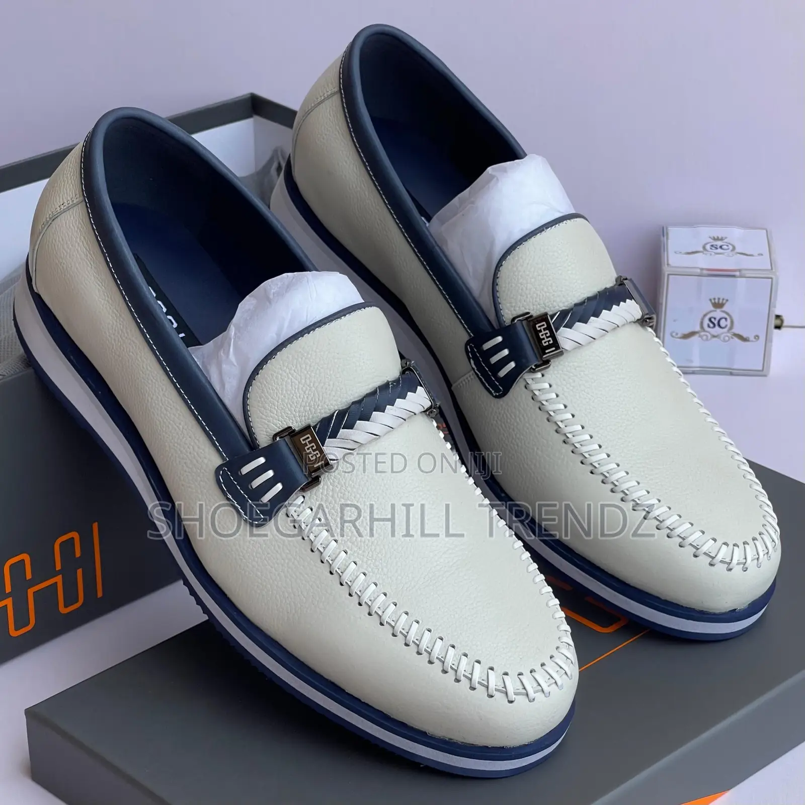 Men's Quality Loafers Available in Black and White