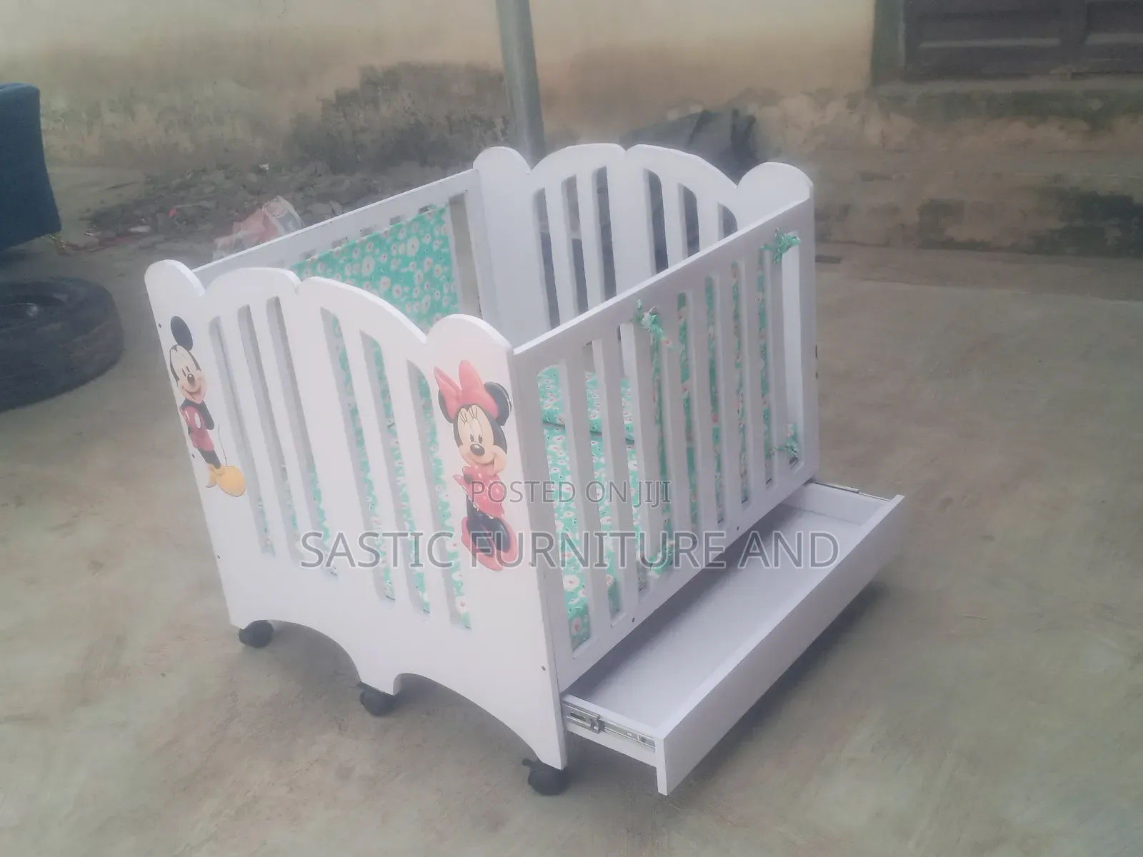 Baby Wardrobe and Cot for Twins