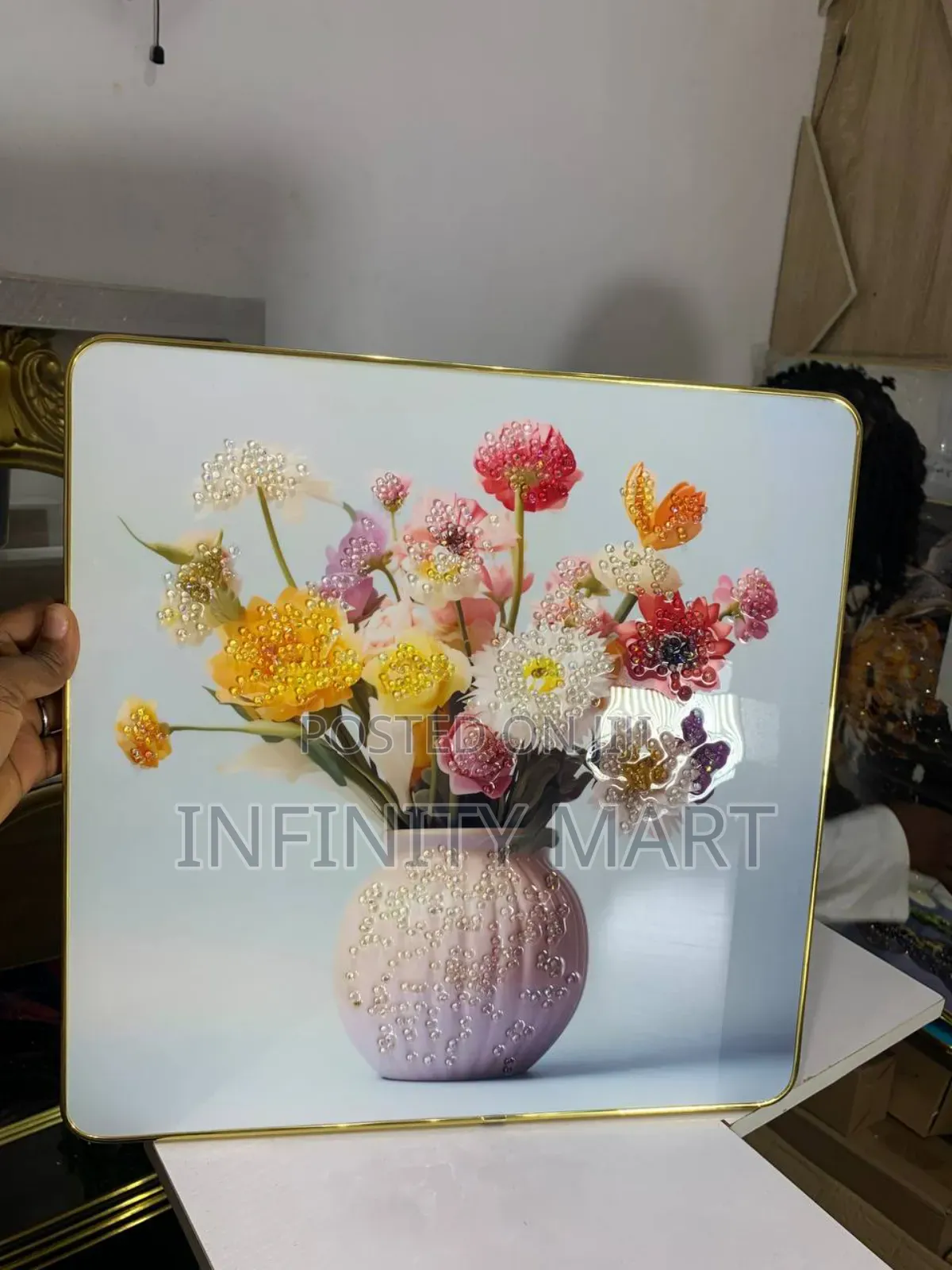Flower Vase Acrylic Frame