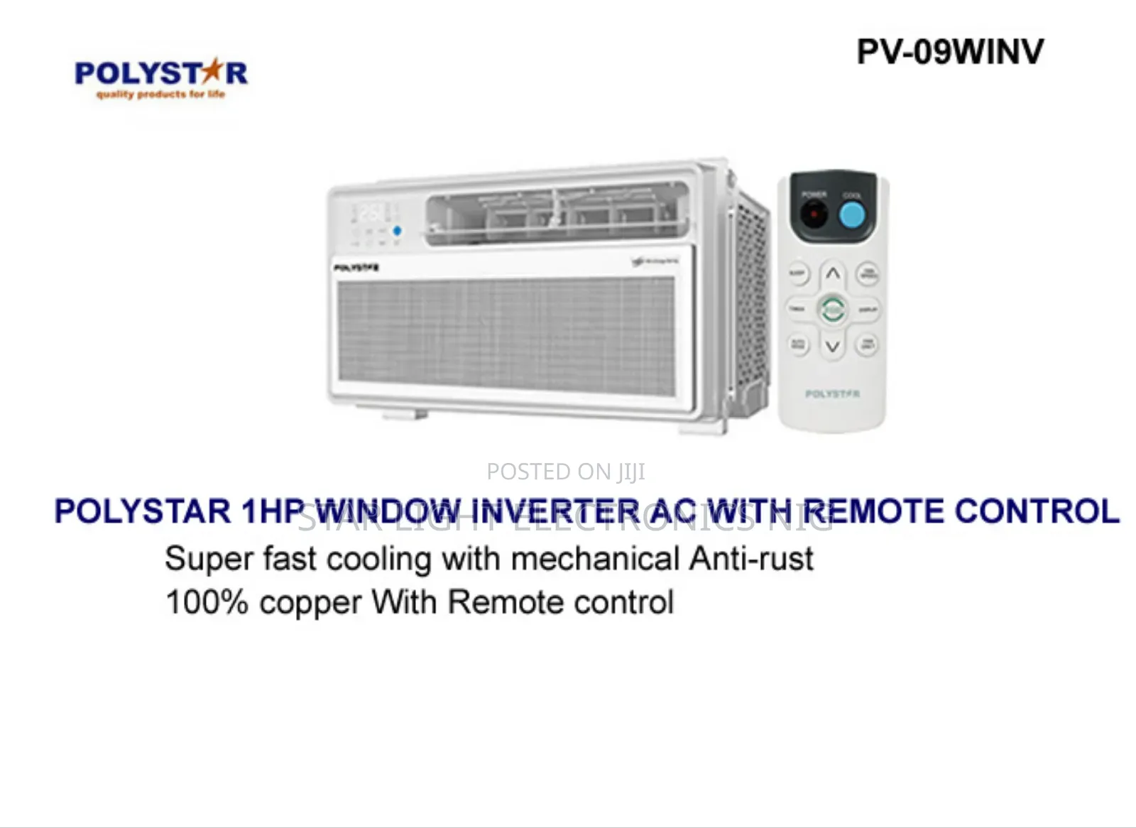 Inverter Ac Window Unit 1hp With Remote Control