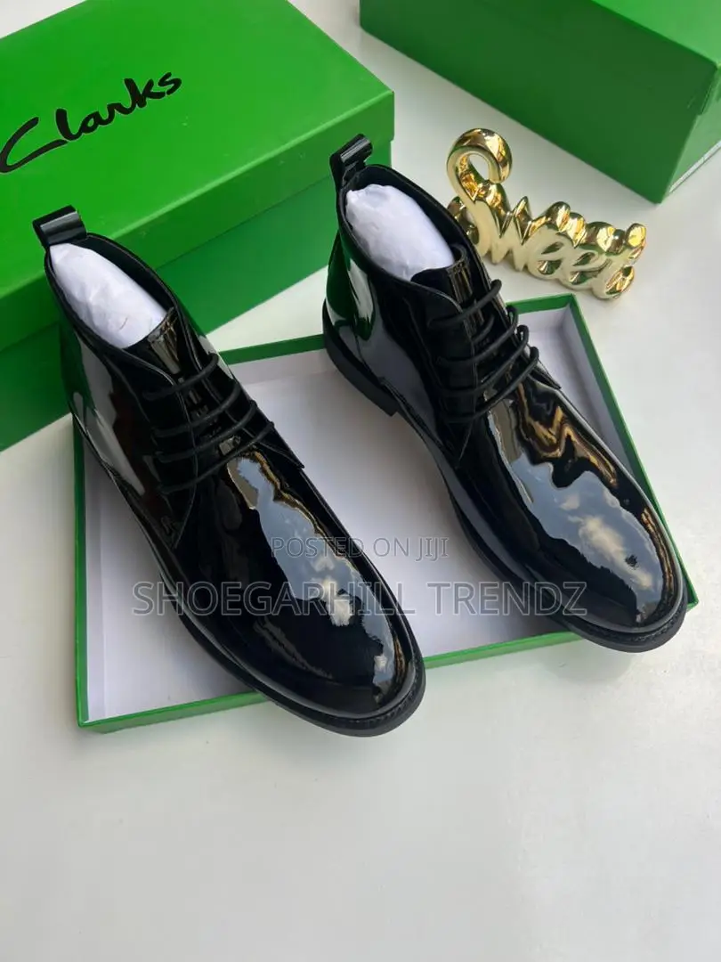 Classy Patent Ankle Shoes
