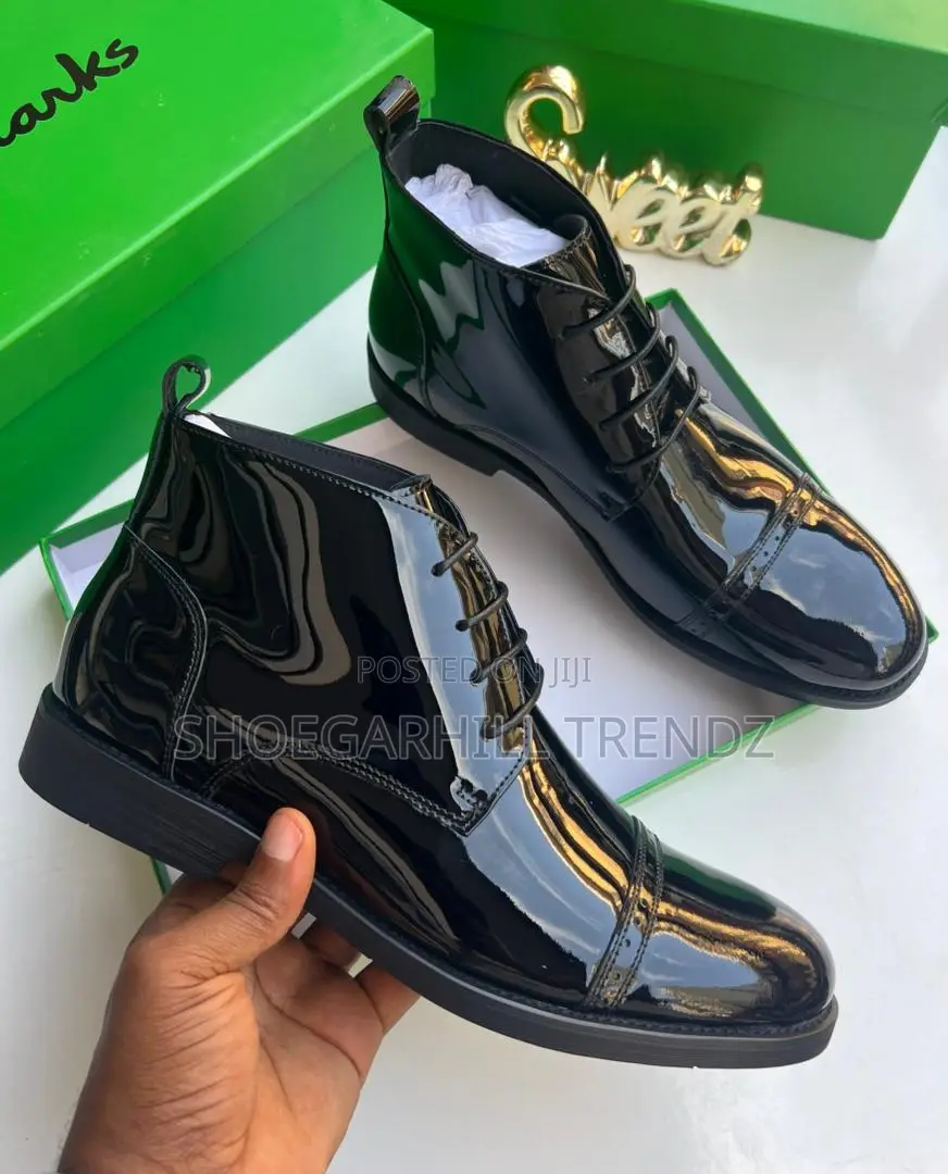 Classy Patent Ankle Shoes