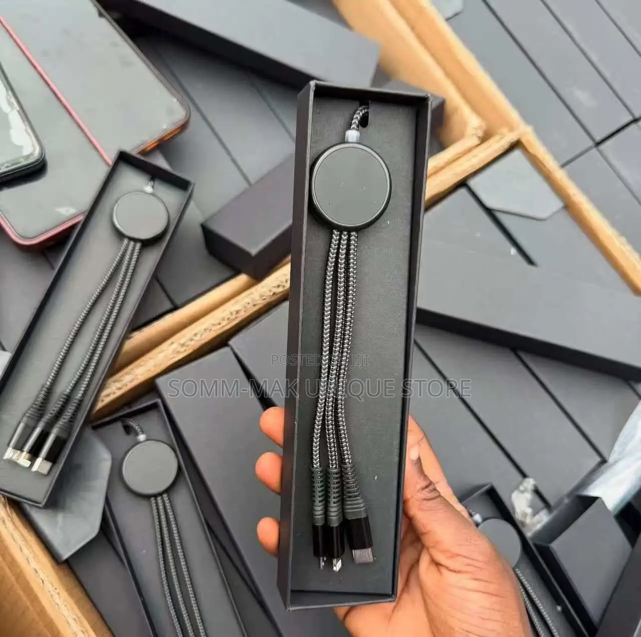 Multi Charging Cable, Retractable Usb C 3 in 1