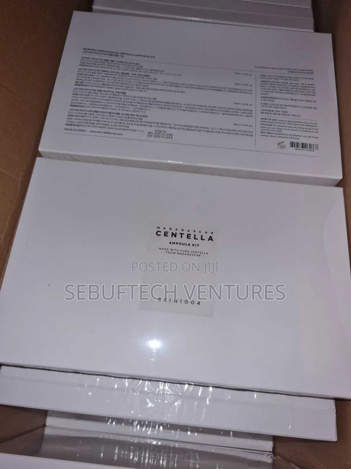 Skin1004 Madagascar Centella Pack of 4 Ampoules Travel Kit